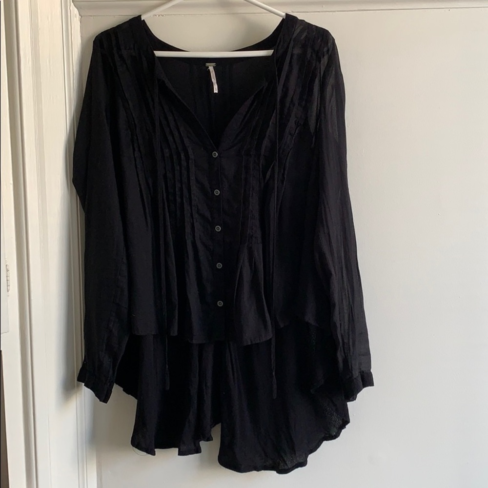 Free People Long Sleeve Button Down